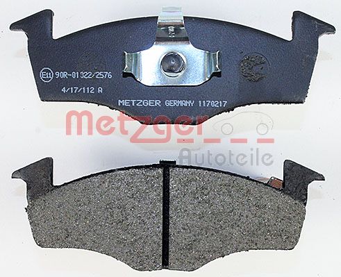 METZGER 1170217 Bremsbelagsatz, Scheibenbremse